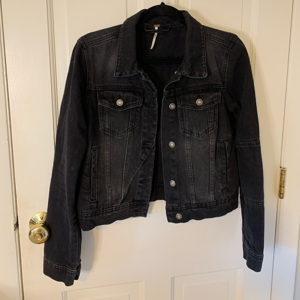 FREE PEOPLE RUMORS DENIM JACKET